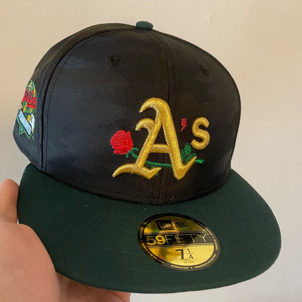 Myfitteds Oakland Athletics battle of the bay patch size 7 1/4 brand new in sto